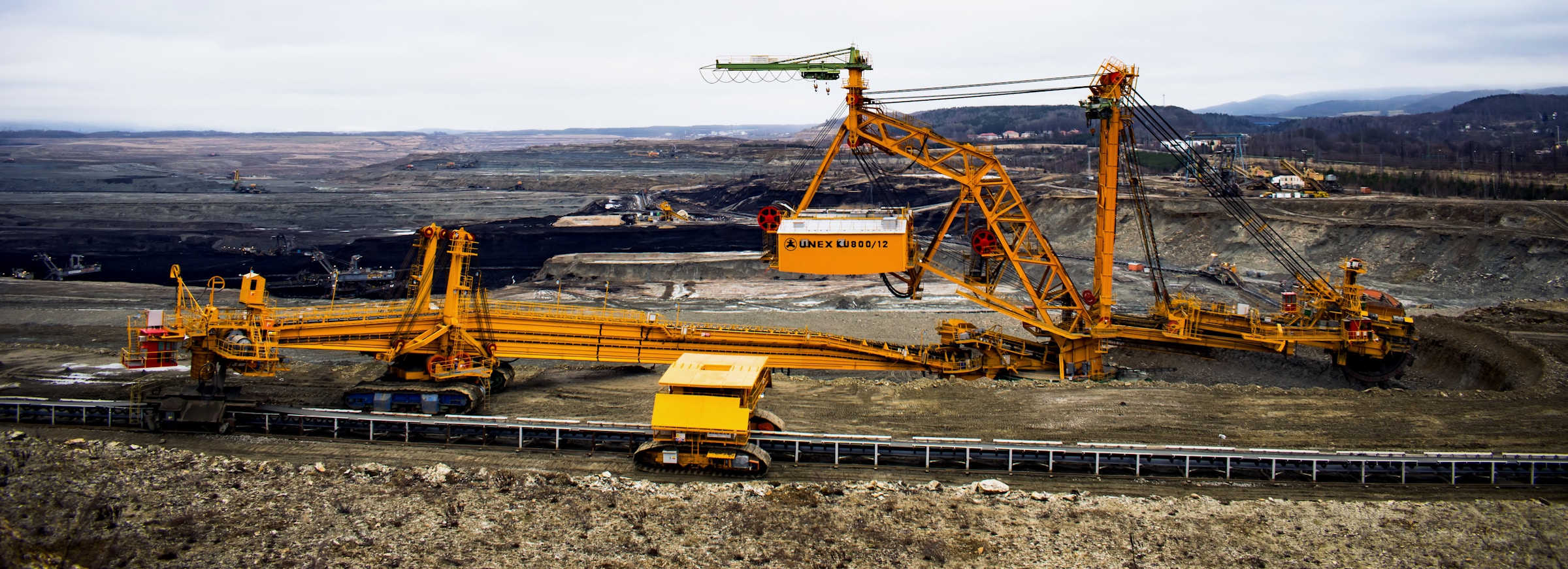 industrial equipment in action